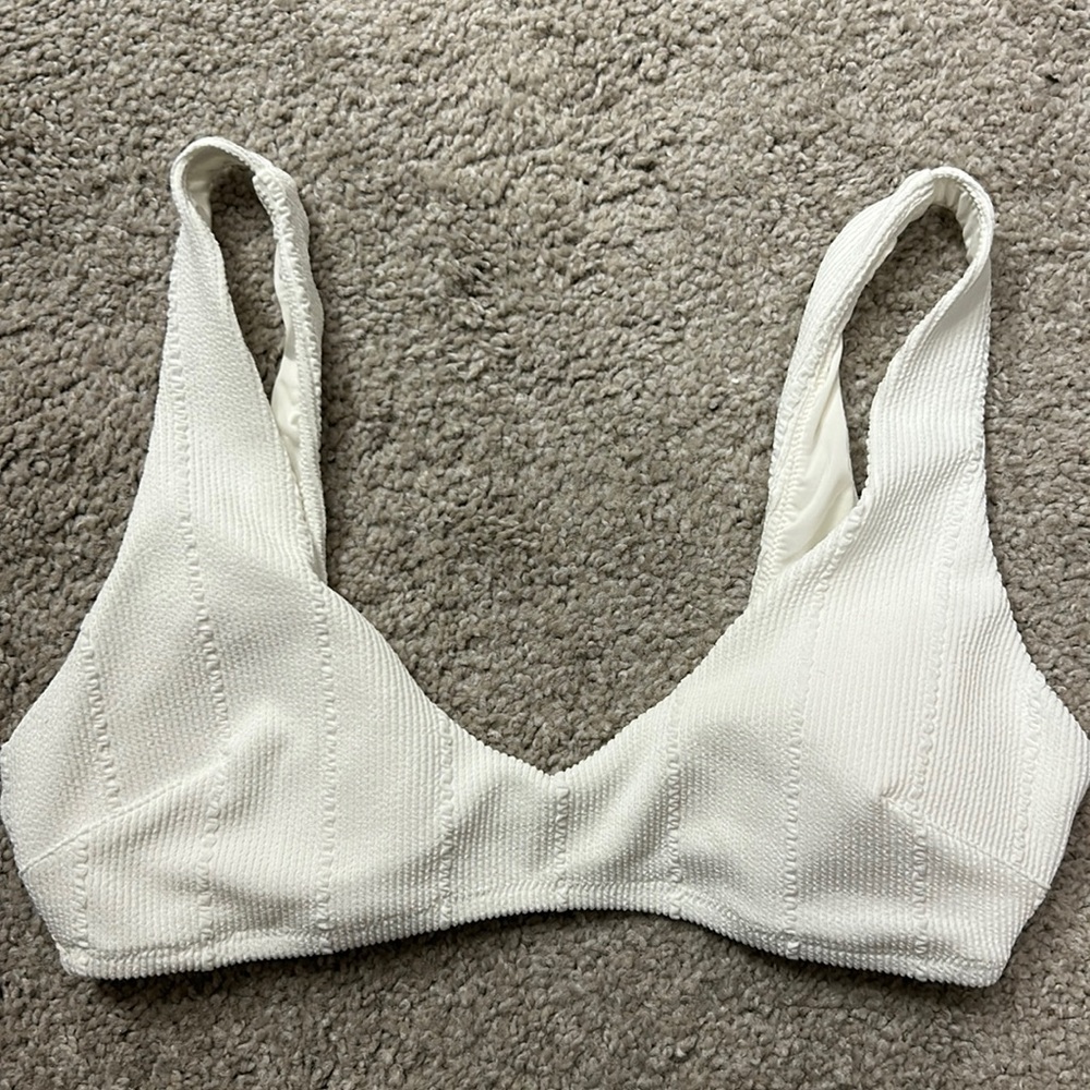 White Aerie Bikini Top